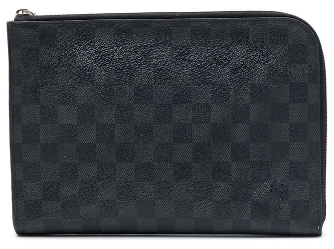 Louis Vuitton Black Damier Graphite Pochette Jour MM Nero