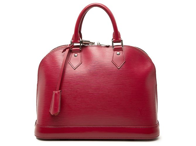 Louis Vuitton Red Epi Alma PM Vermelho