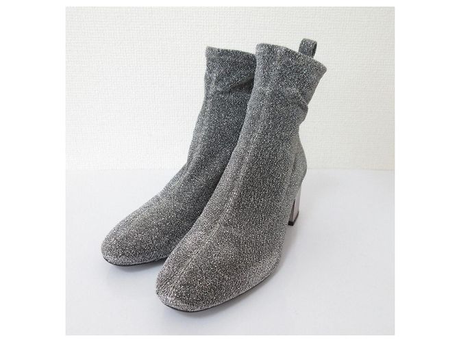 Botas de meia com glitter Michael Kors Prata