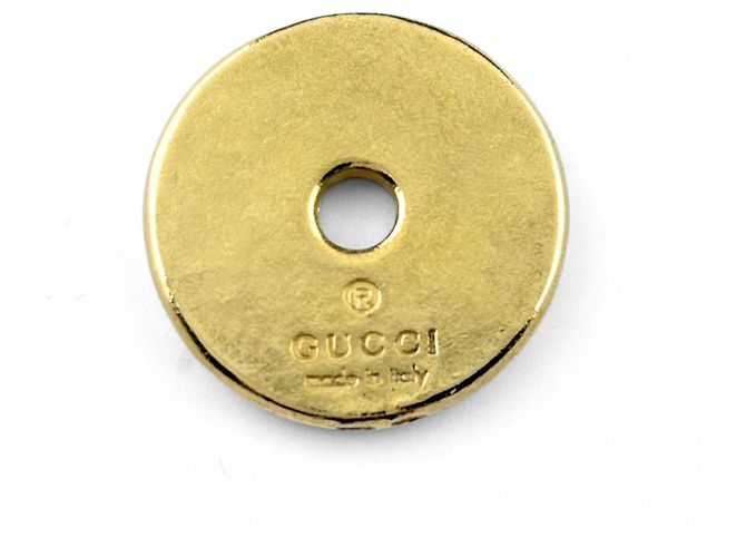 Colar com pingente de moeda em ouro amarelo 18K Gucci
