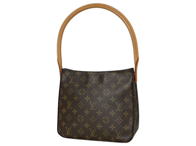 Bolsa de Ombro Louis Vuitton Looping MM Marrom