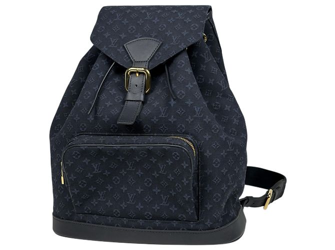 Louis Vuitton Montsouris GM Backpack Blue