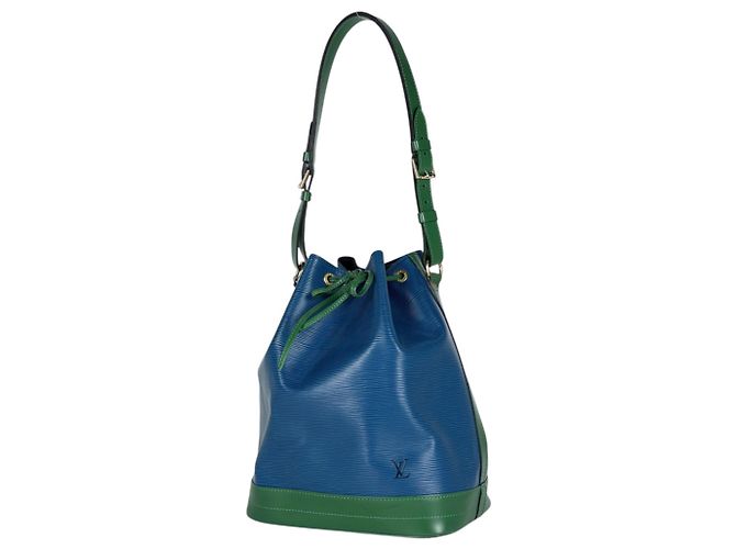 Noe Borsa a tracolla Louis Vuitton Noé Blu Verde