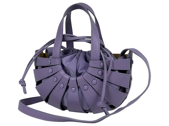 Bottega Veneta Bolsa The Shell Roxo