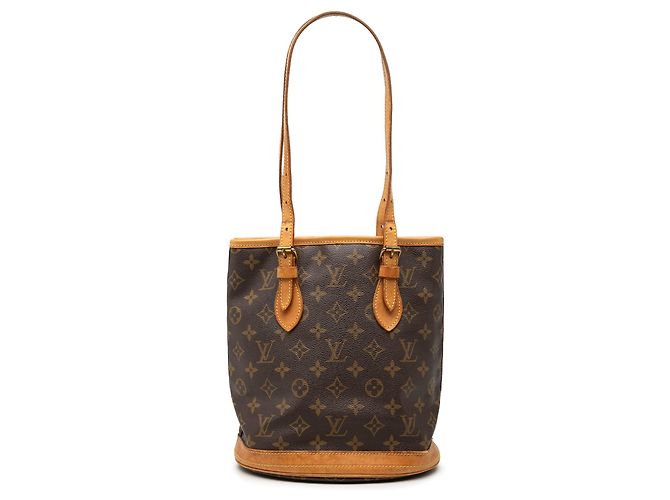 Petit Bucket Monogram Louis Vuitton Marrone