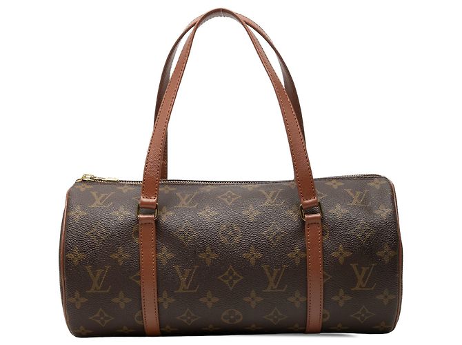 Bolsa de mão Louis Vuitton Monogram Papillon 30 Castanha Marrom