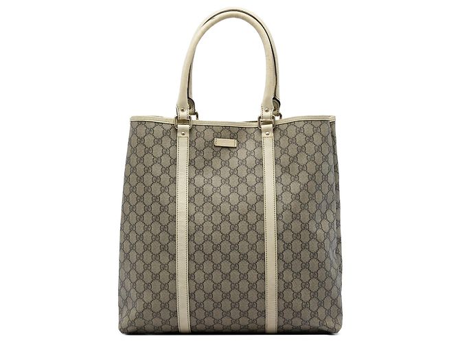 Tote Vertical Gucci GG Supreme Joy branco