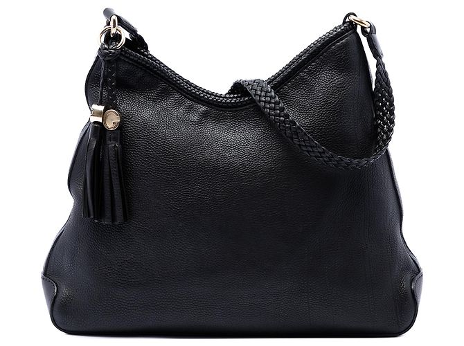 Borsa a tracolla Marrakech Gucci in vitello nero