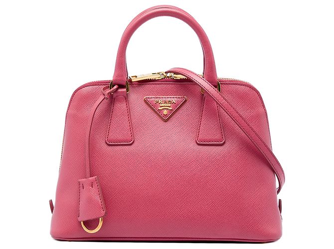 Bolsa Prada Small Saffiano Lux Promenade Rosa