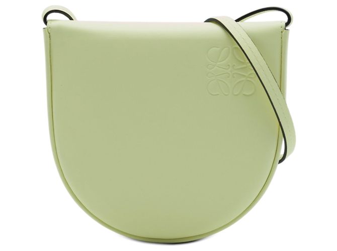 Bolso bandolera LOEWE Small Leather Heel Pouch Verde