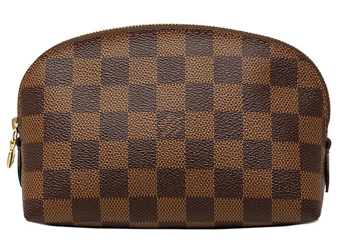 Necessaire PM Louis Vuitton Damier Ebene Marrón Castaño