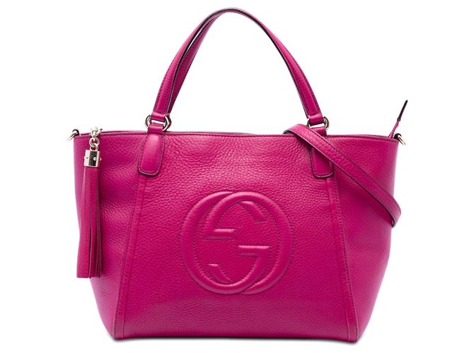 Borsa Soho Cellarius Small in vitello rosa Gucci