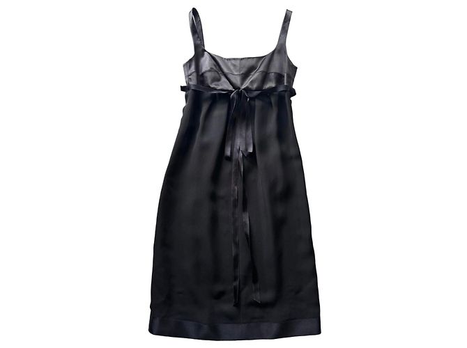Chanel Seidenkleid Schwarz