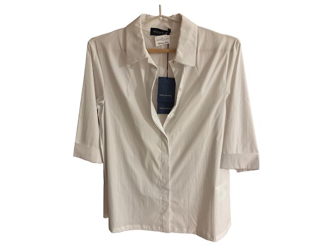 Camicia Piazza Sempione in misto cotone bianco