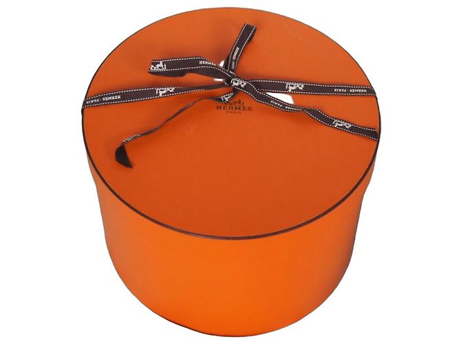 Hermès Runde Hutschachtel - Orange