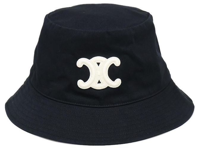 Céline Cappello Bucket Celine Triomphe Nero 