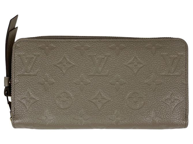 Zippy Cartera Larga Louis Vuitton Monogram Empreinte Gris