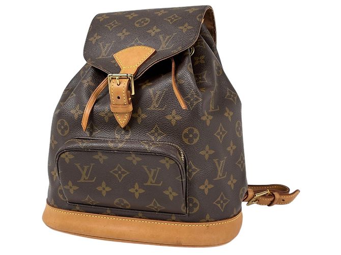 Louis Vuitton Montsouris MM Backpack Brown