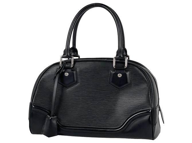 Louis Vuitton Bowling Montaigne PM Handtasche Schwarz