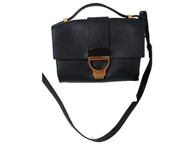Autre Marque Borsa Coccinelle in pelle nera Nero