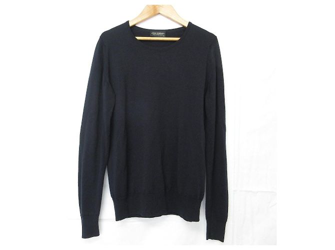 Autre Marque John Smedley Strickwaren aus Merinowolle Blau Marineblau
