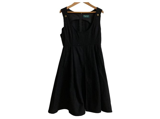 Autre Marque mayla classic ärmelloses Kleid Schwarz