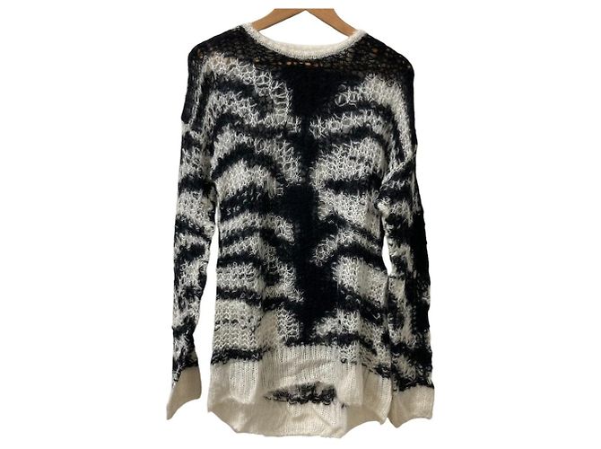 Stella Mc Cartney Stella McCartney Strickpullover mit offener Struktur Schwarz