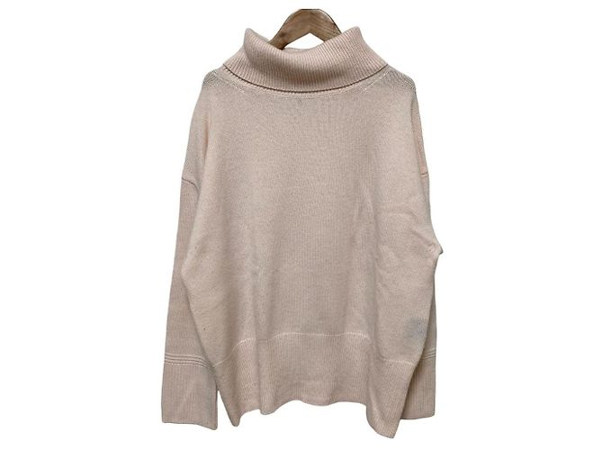 Theory Rollkragenpullover aus Kaschmir-Mischung Pink