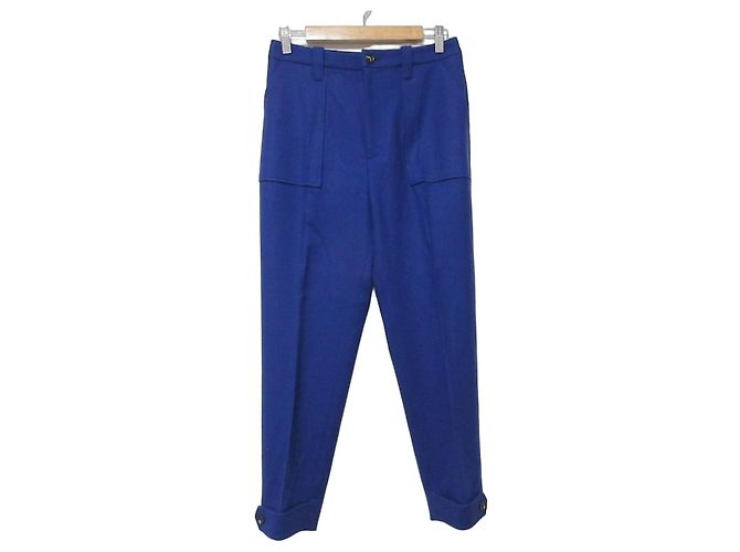 Autre Marque MARLENE DAM Wool Stretch Easy Pants Lila