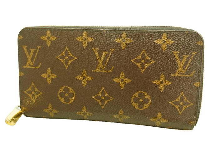 Louis Vuitton Monogram Zippy Wallet Brown