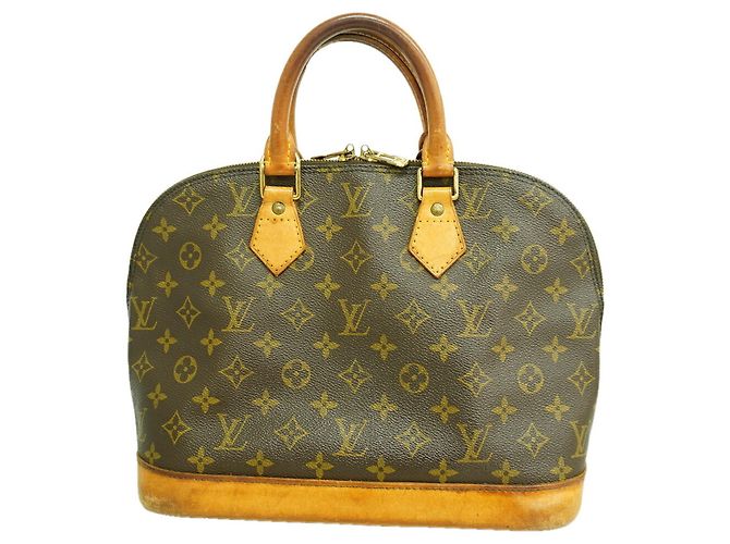 Borsa a mano Louis Vuitton Alma Monogram M51130 Marrone