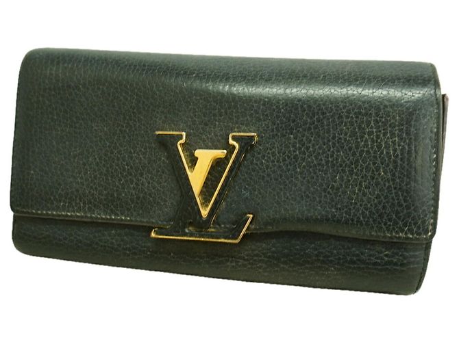 Louis Vuitton Long Wallet - Taurillon Leather Black
