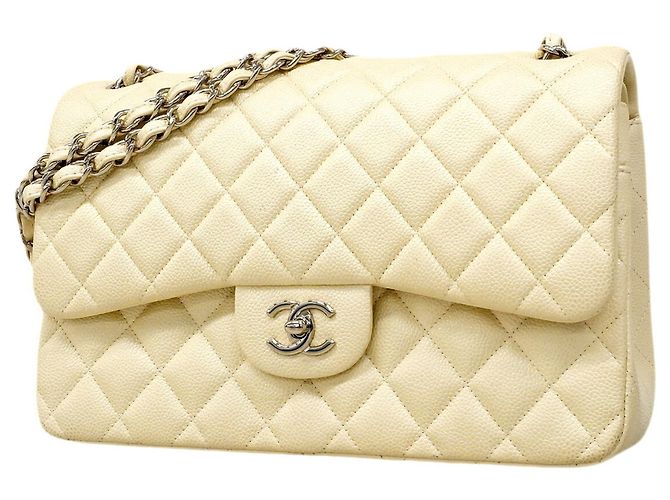 Bolsa de ombro Chanel Ivory Cru