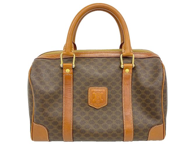 Céline Borsa Celine Macadam Brown da donna Marrone