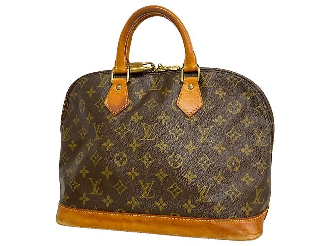 Bolso Louis Vuitton Alma Monogram Castaño