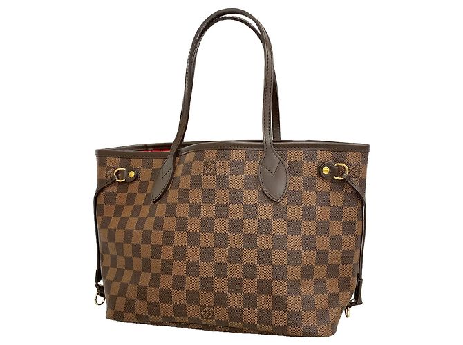 Louis Vuitton Damier Neverfull PM Tote Bag Damier ebene