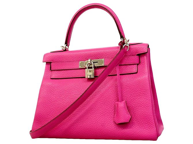 Hermès Bolsa Hermes Kelly 28 Roxo