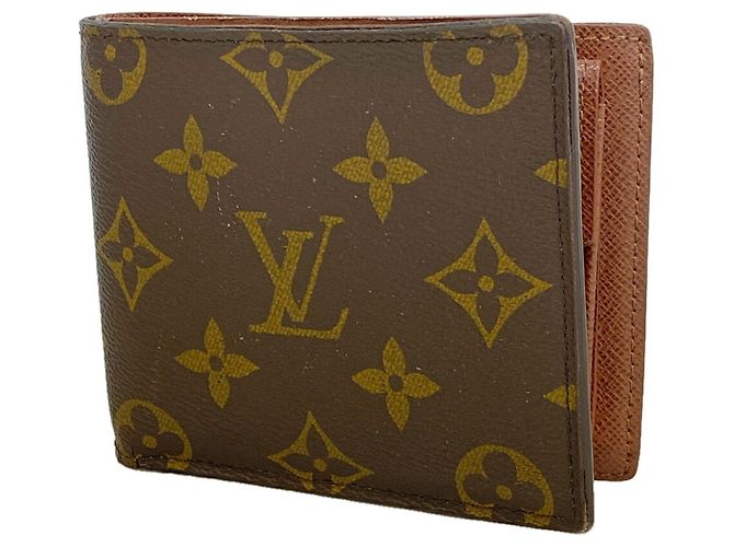 Louis Vuitton Monogram Portefeuille Marco NM Wallet Marron