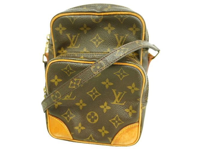 Borsa a tracolla Louis Vuitton Monogram Amazon Marrone