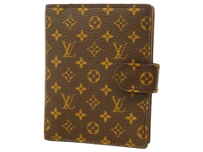 Louis Vuitton Monogram Agenda Mini Notebook Cover Brown