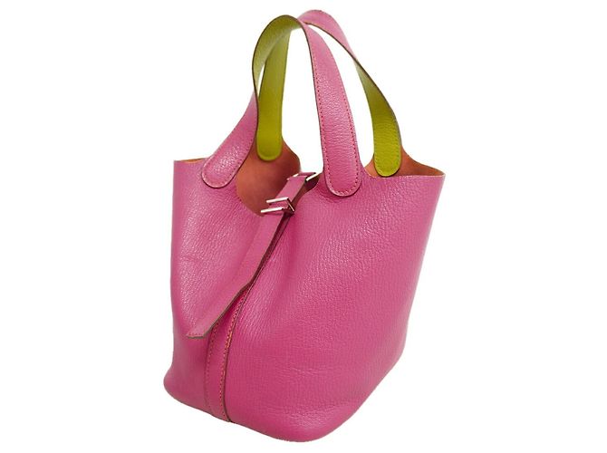 Hermès Bolsa Hermes Picotin PM Eclat Rosa