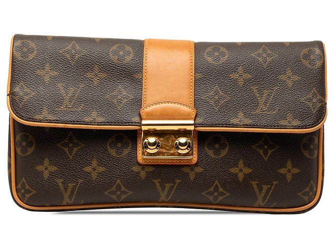 Clutch Slim Sofia Coppola Monogram Marrone Louis Vuitton