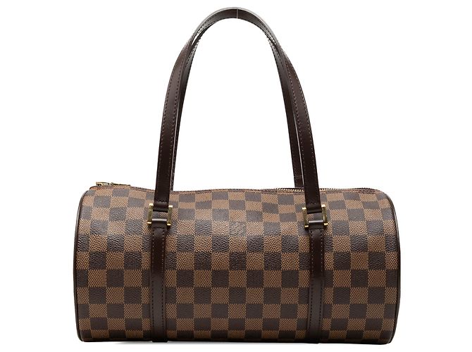 Louis Vuitton Brown Damier Ebene Papillon 30 Marrom