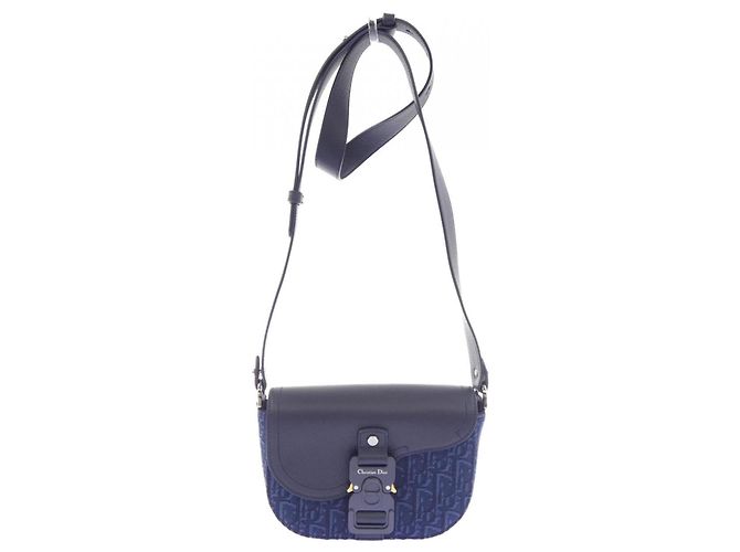 Borsa Christian Dior Saddle Blu navy