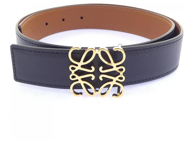 Loewe Standard Black Gürtel Schwarz 
