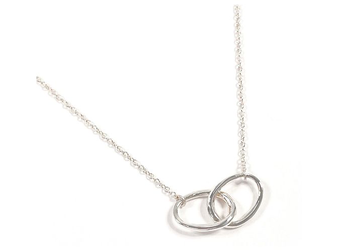 Collana Double Loop Elsa Peretti Tiffany & Co. Argento