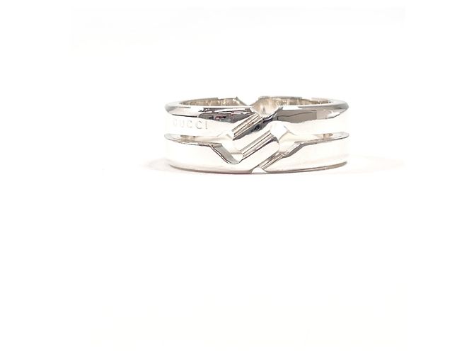 GUCCI Knot Infinity Ring Silber 