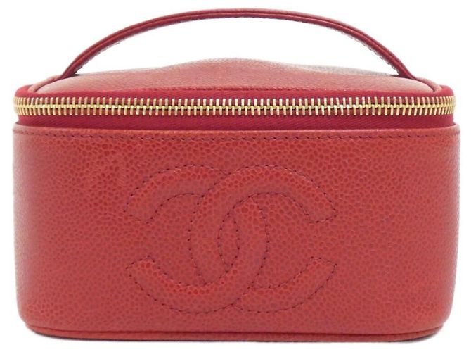 Timeless Bolso Chanel 07058 Rojo de piel de becerro Roja