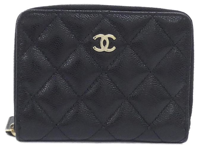 Chanel Timeless Classic Line AP4652 Bi-Fold Wallet Black