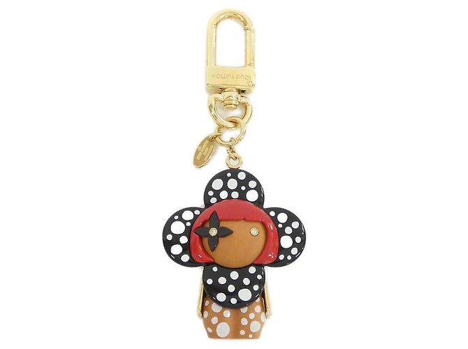 Louis Vuitton Porte Clés Vivienne Infinity Dot Keyring Nero Bianco